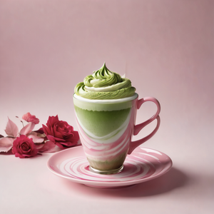 How to create your Iced Matcha Latte with Green Foam