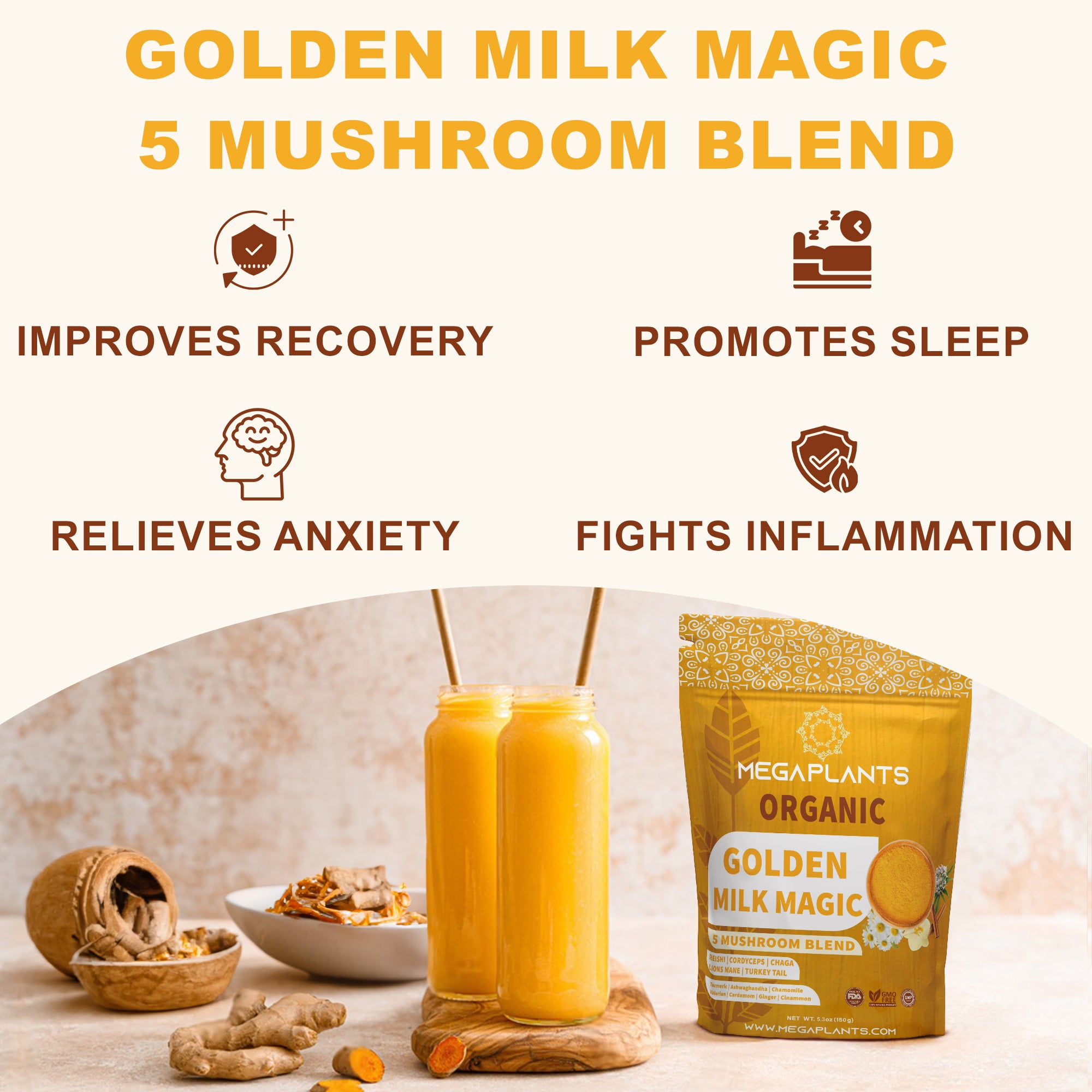 MegaPlants Golden Milk Magic