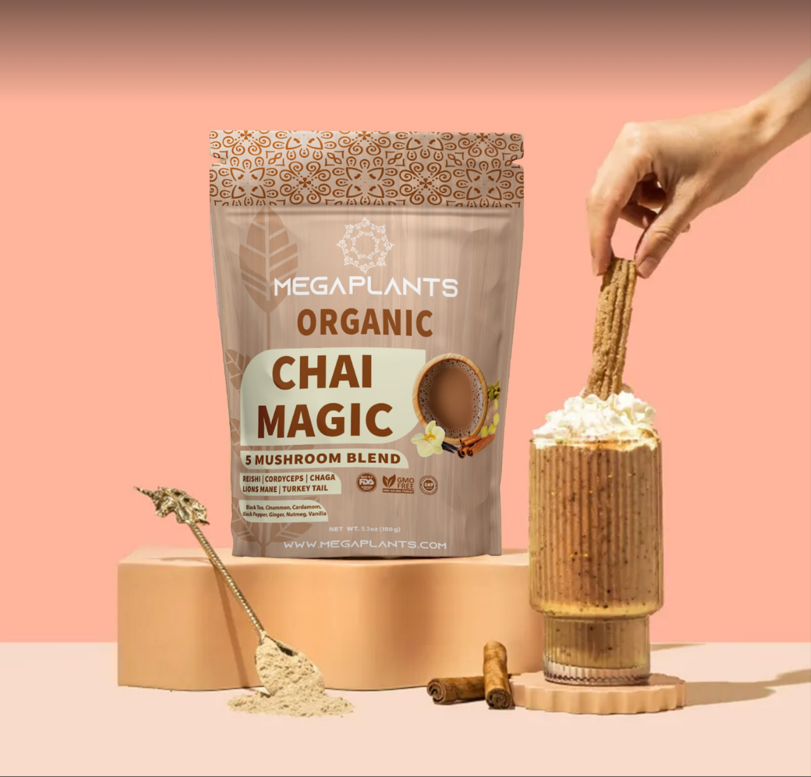 Chai Spell Cookies (Half-Batch, Dreamy & Dramatic)